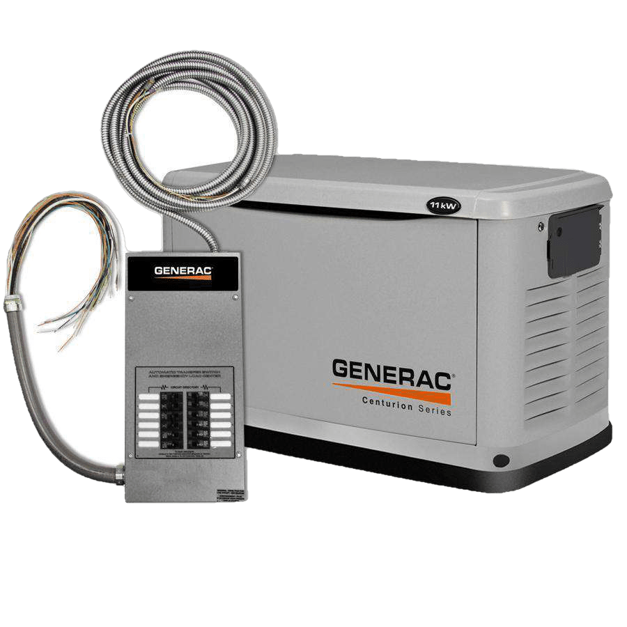 Generac 6437 11kW Guardian LP/NG Standby Generator with Smart Transfer Switch New